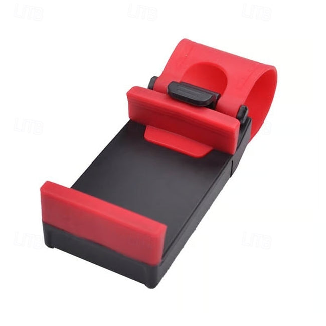 Red Steering-Wheel Phone Holder